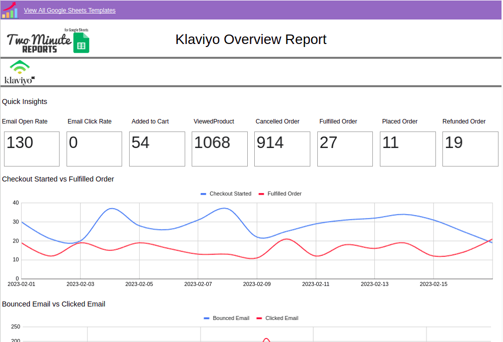 Klaviyo Overview Report