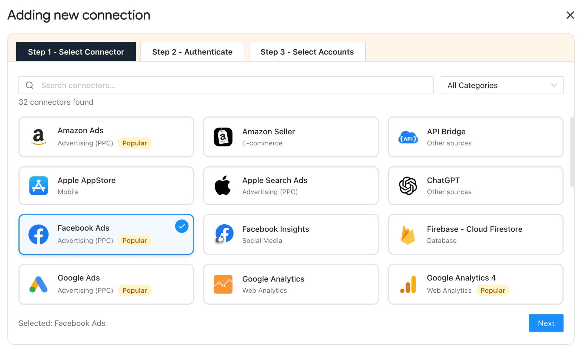 centralize cross-channel marketing data in one place using Two Minute Reports