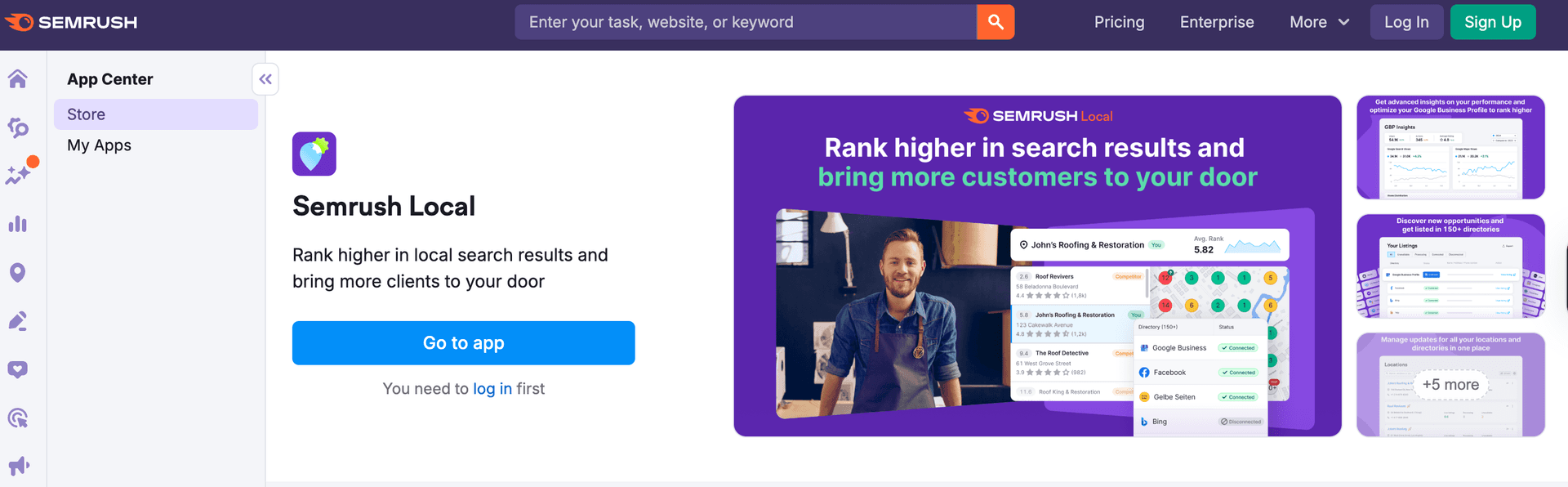 Semrush Local SEO Tool
